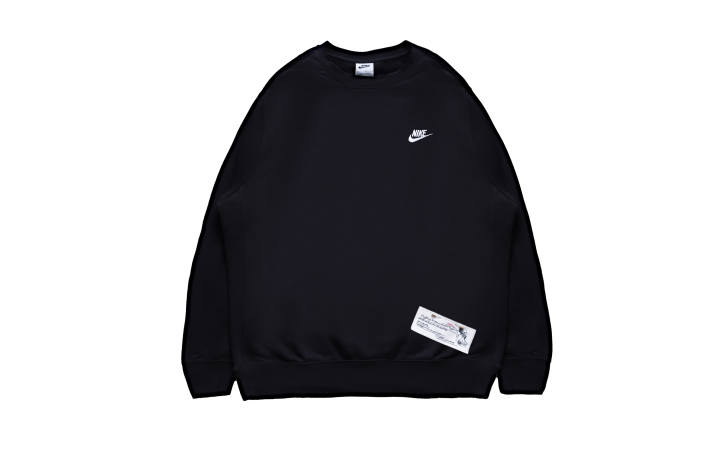 Nike Nike Sweatshirts Men's Black Crew Neck Moderate Regular