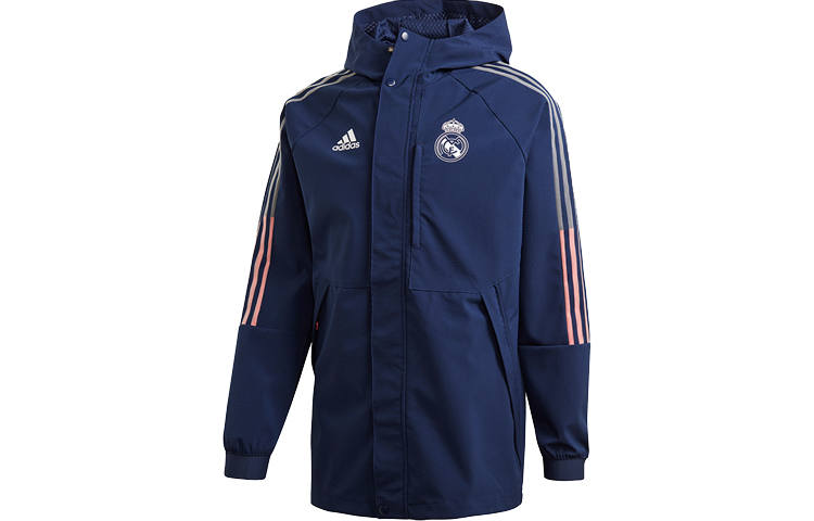 Adidas Adidas Jackets Men's Dark Blue Hooded Moderate Other