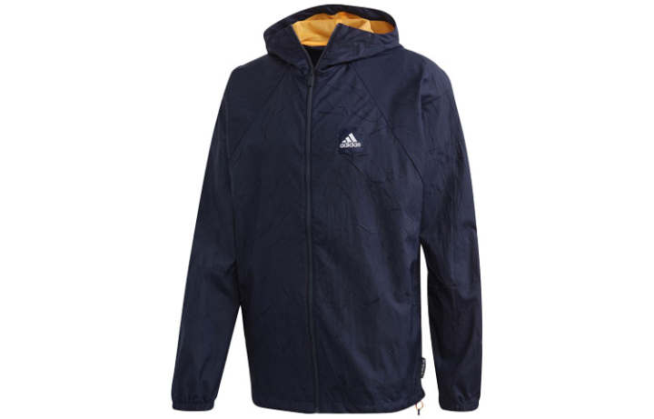 Adidas Adidas Jackets Men's Dark Blue Hooded Moderate Other