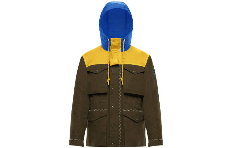 MONCLER GENIUS X JW Anderson MONCLER GENIUS X JW Anderson Jackets Unisex Army Green Hooded Moderate Other