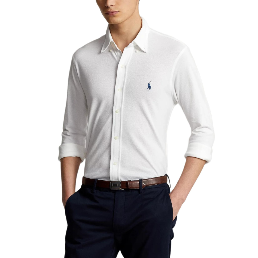 Polo Ralph Lauren SS24 Shirt Classic Version Men's White