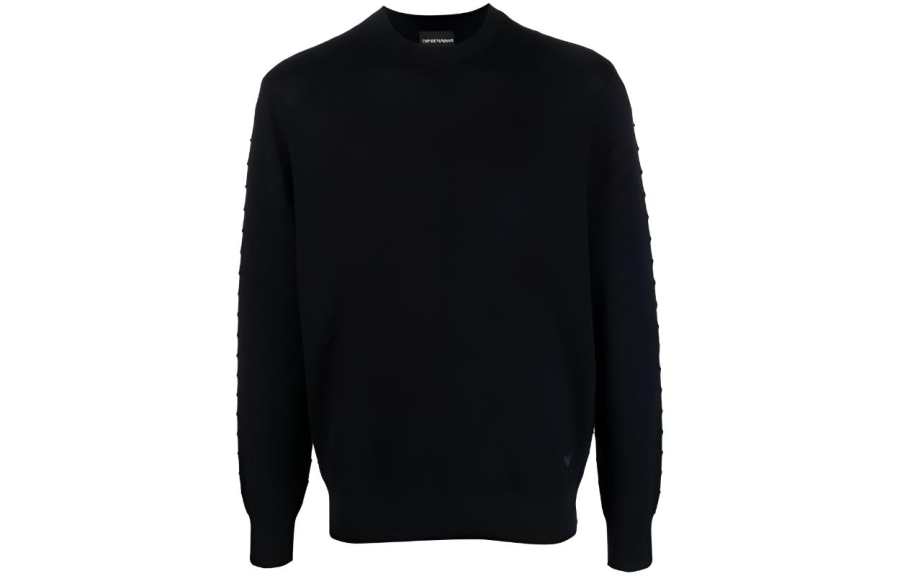 EMPORIO ARMANI Sweaters Men's Blue Crew Neck Moderate Other