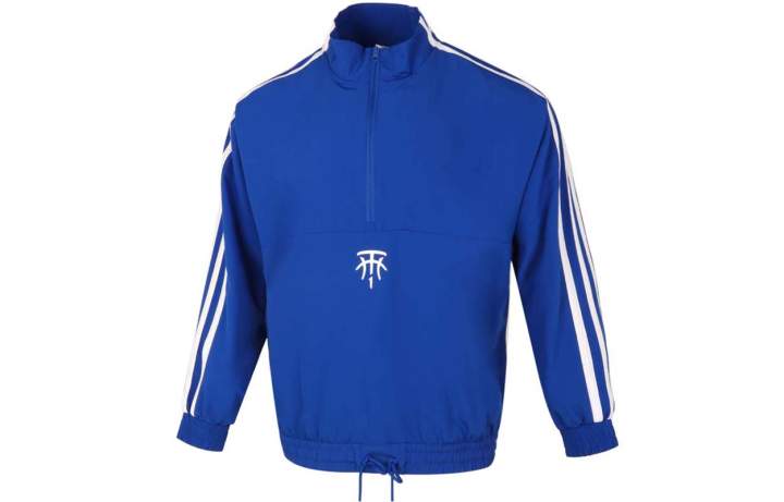 Adidas Adidas Jackets Men's Blue Stand Collar Moderate Other