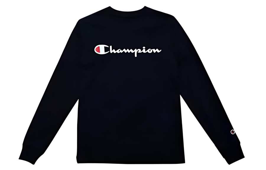 Champion Champion T Shirt US Version Unisex Black