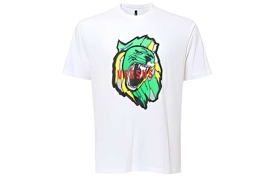 VERSUS VERSUS T Shirts Men's Crew Neck Moderate Straight Fit
