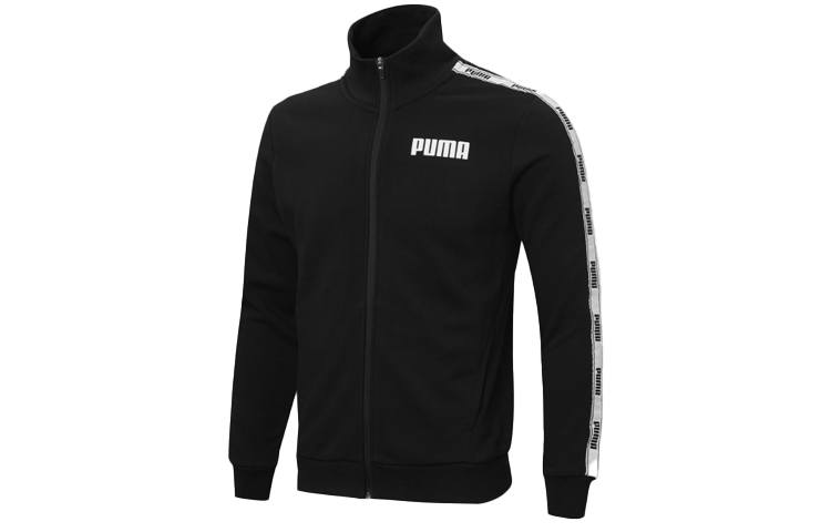 PUMA PUMA Jackets Men's Black Stand Collar Moderate Other