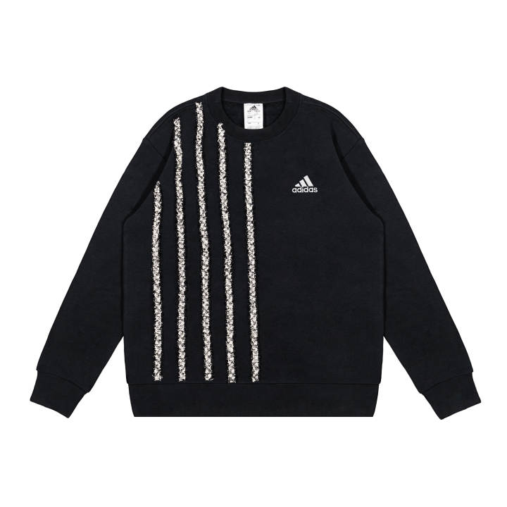 Adidas Adidas Sweatshirts Unisex Black Crew Neck Moderate Regular