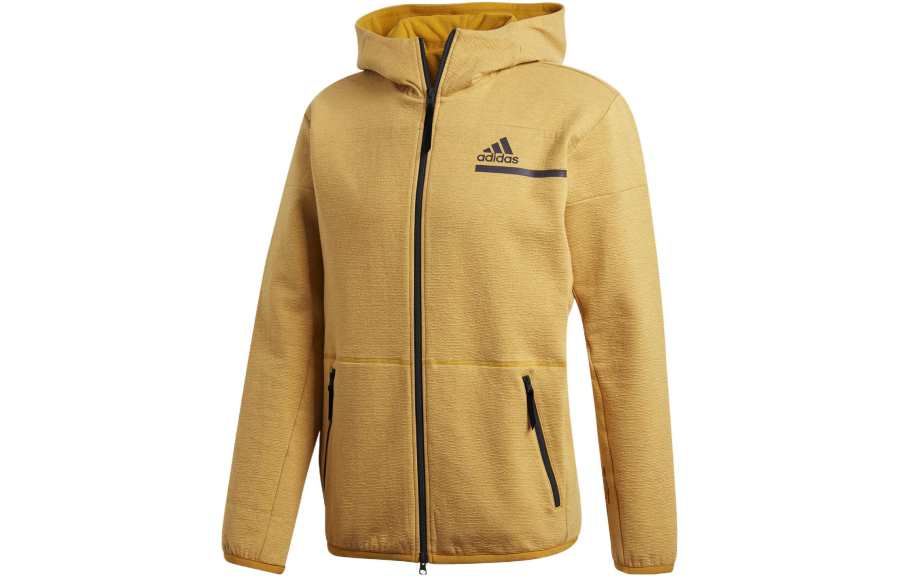 Adidas Adidas Jackets Men's Gold Hooded Moderate Other