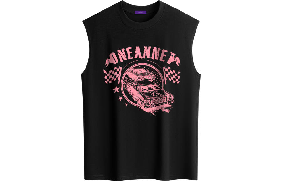 ONEANNET Tank Tops Unisex Crew Neck Moderate Straight Fit
