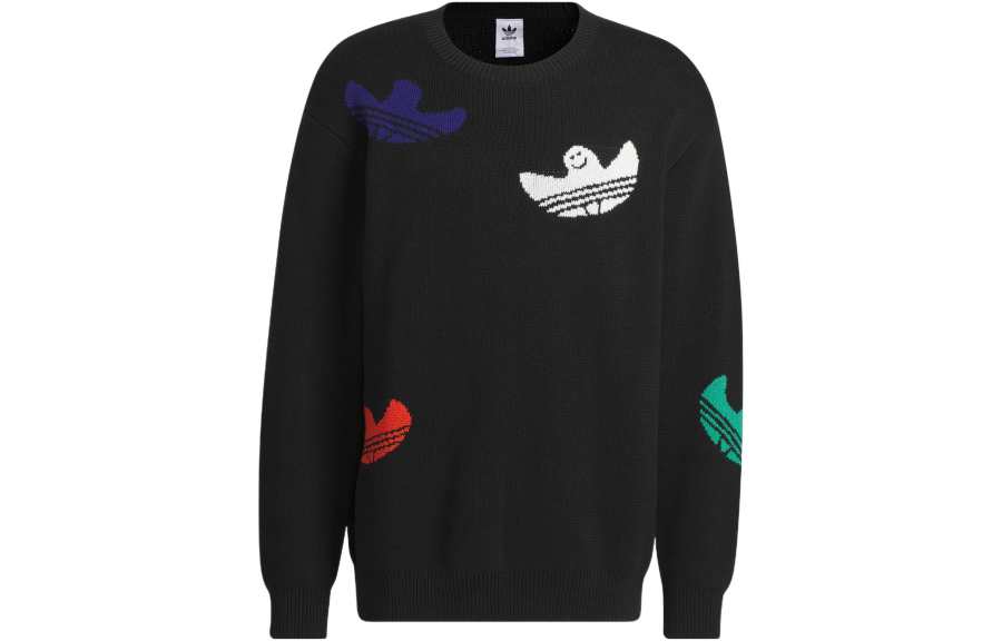 Adidas Originals Knitwear Unisex Black Crew Neck Moderate Other