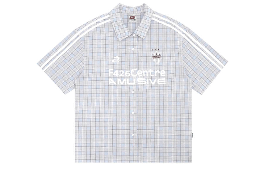 F426 F426 Shirts Unisex Lapel Moderate Shirt