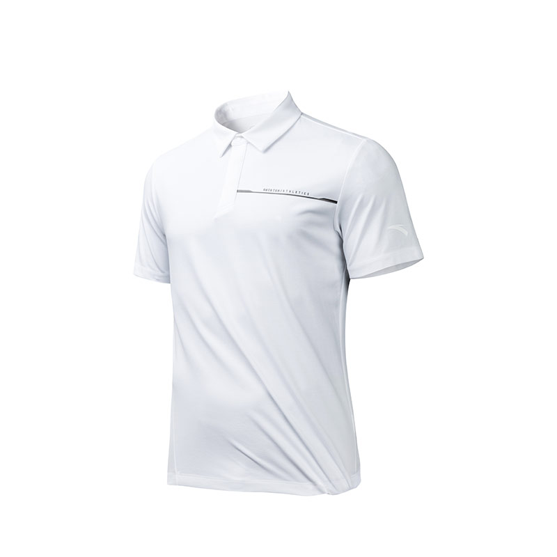 Anta Variety Training Collection Polo Shirt Men's Pure White