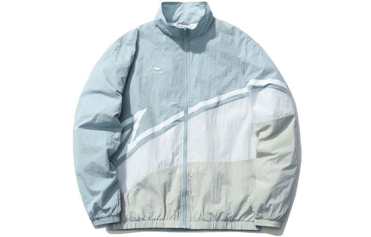 Li-Ning Li Ning Sports Fashion Collection Jacket Unisex Blue Gray