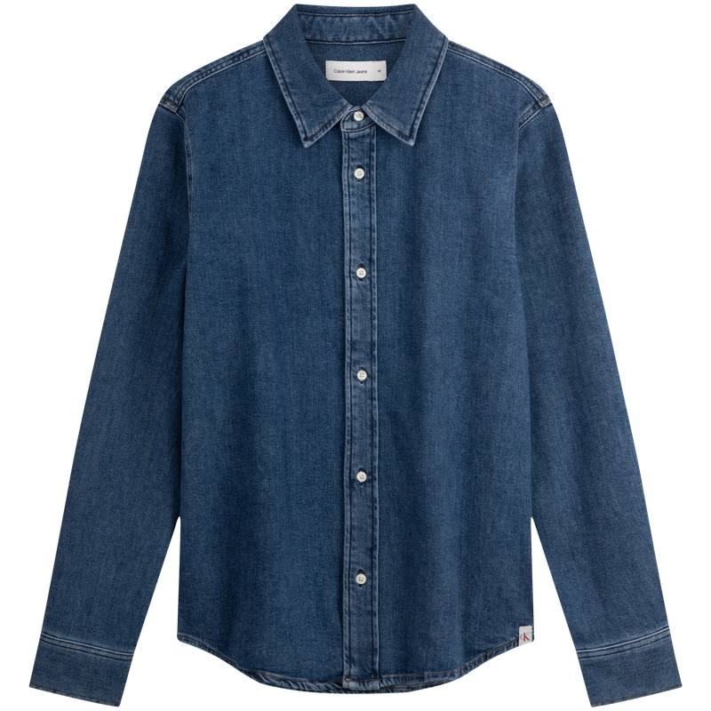 CALVIN KLEIN Shirt Men's Denim Blue