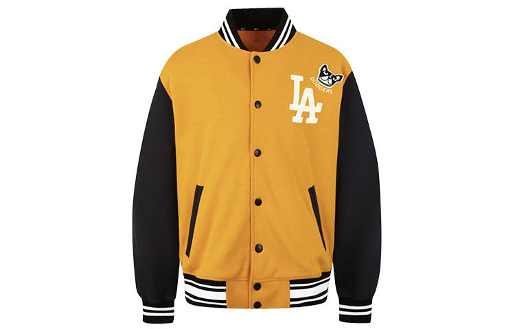 MLB MLB Bark Monster LA Dodgers Jackets Unisex Yellow Baseball Collar Moderate Other