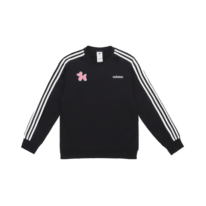 Adidas Adidas Sweatshirts Men's Black Crew Neck Moderate Regular