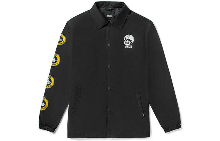 Vans Vans Jackets Men's Black Lapel Moderate Other