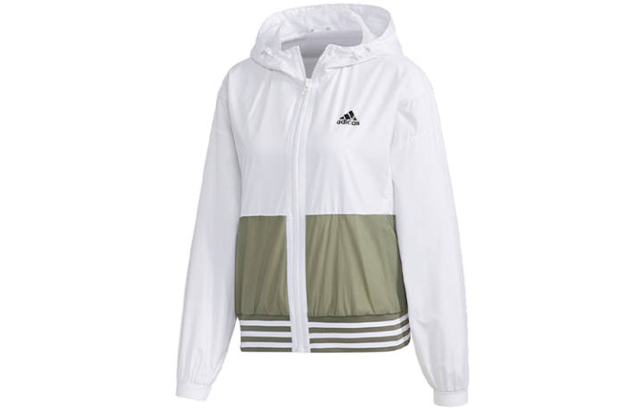 Adidas Adidas Jackets Women's White Hooded Moderate Other