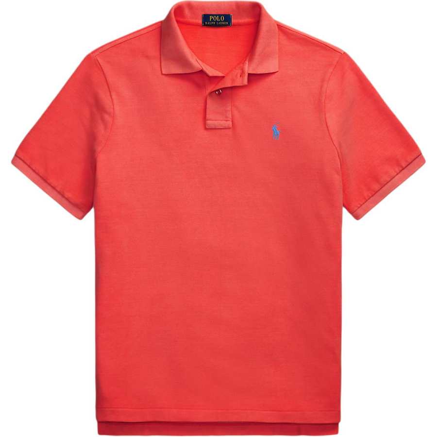 Polo Ralph Lauren Polo Shirt Custom Slim Fit Men's Spring Festival Red