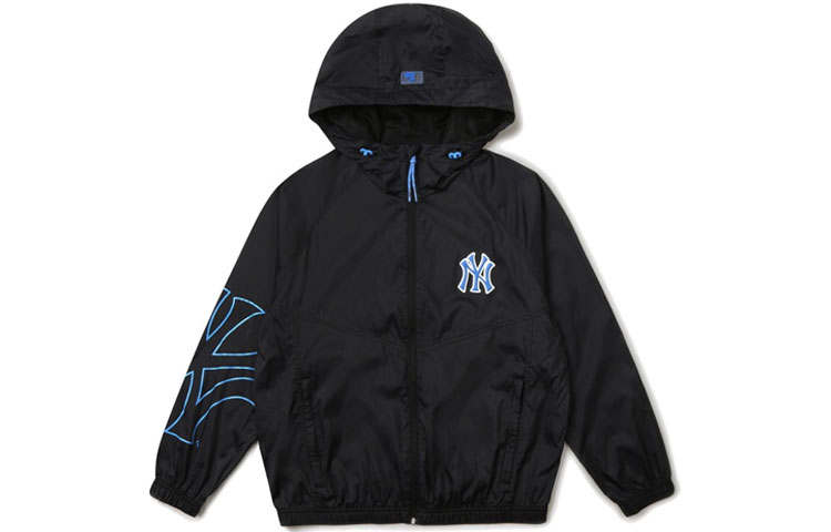 MLB MLB New York Yankees Jackets Unisex Black Hooded Thin Other