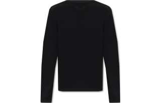 GIORGIO ARMANI Sweaters Men's Black Crew Neck Moderate Other