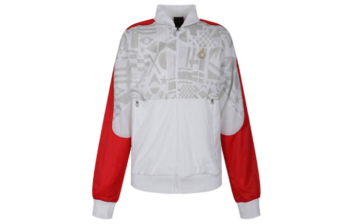 Jordan Jordan LGC FIBA Jackets Men's White Hooded Moderate Other