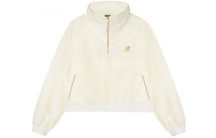 New Balance New Balance Jackets Women's Ecru Stand Collar Moderate Other