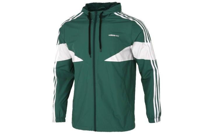 Adidas Adidas Jackets Men's Green Hooded Moderate Other