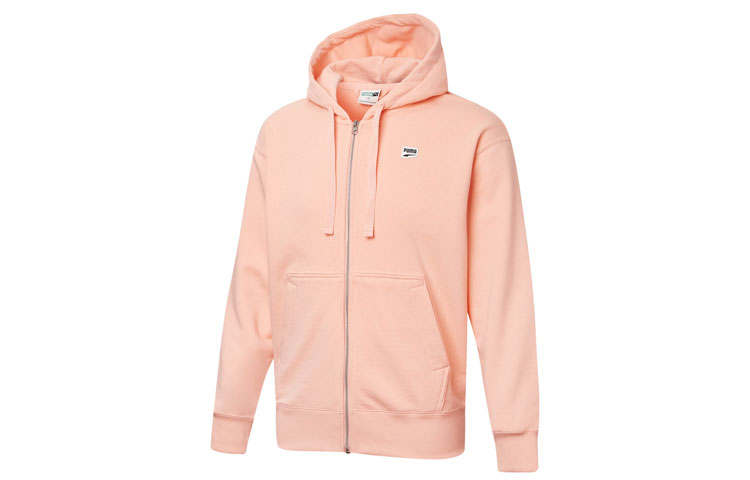 PUMA Jackets Men's Apricot Red Hooded Moderate Other