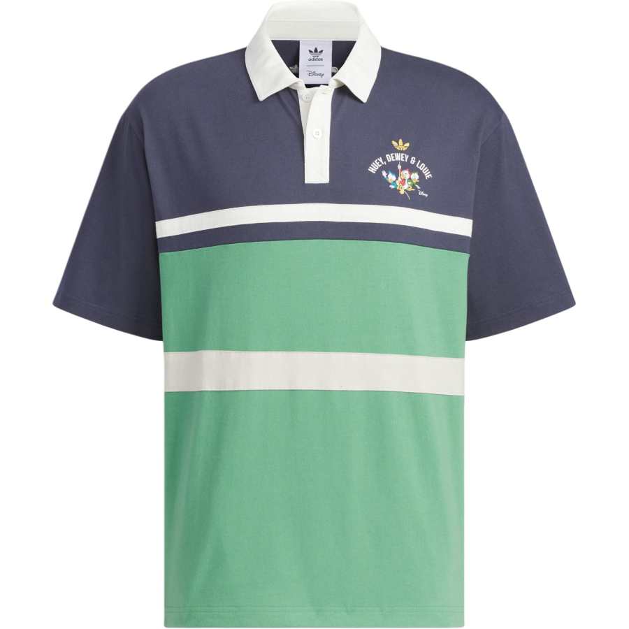 Adidas Originals Adidas x Disney HDL POLO SS U Polo Shirt Unisex Dark Navy Blue/Green