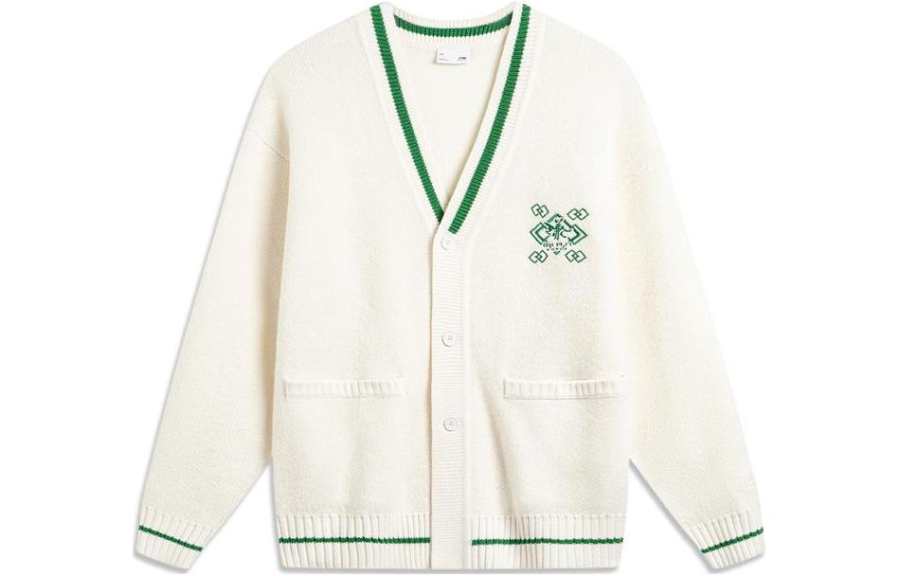 Li-Ning Li Ning China Culture Collection Knitwear Men's Standard White