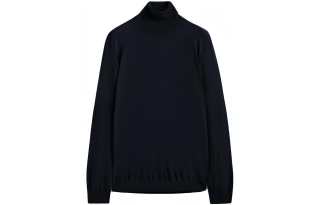 Massimo Dutti Sweater Men's Navy Blue