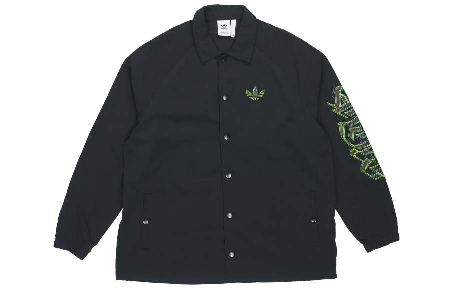Adidas Originals Jackets Men's Black Lapel Moderate Other