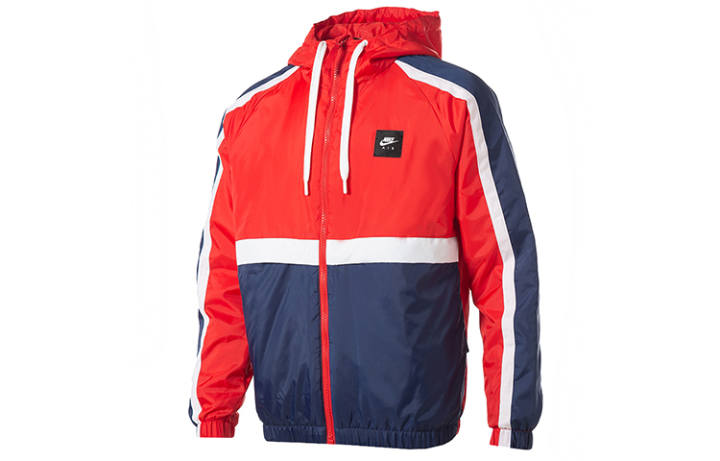 Nike Nike Men's Sports Windproof Hooded Jacket Red