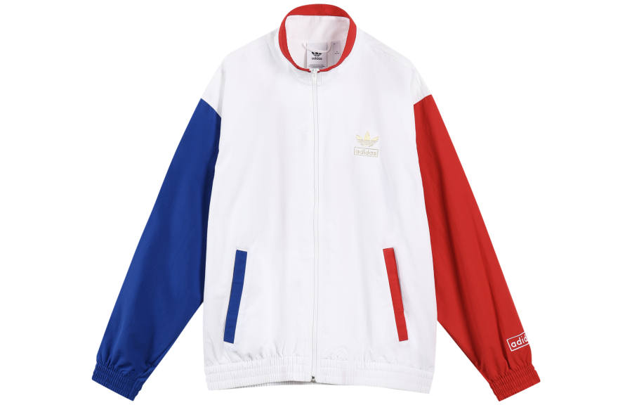 Adidas Originals Jackets Men's Red Blue White Multicolor Stand Collar Moderate Other