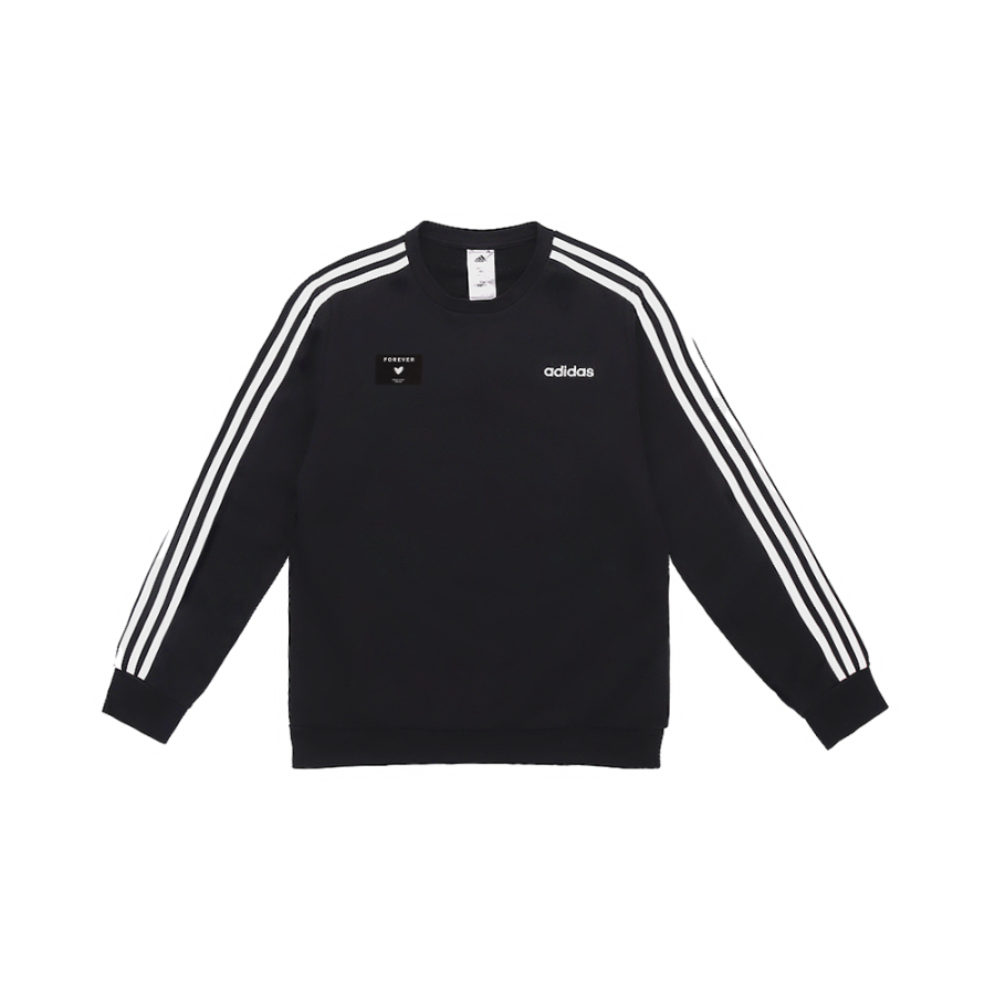Adidas Adidas Sweatshirts Men's Black Crew Neck Moderate