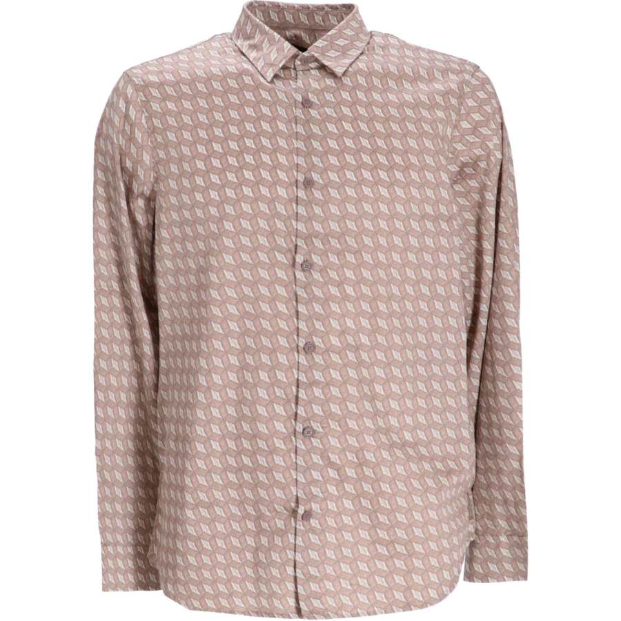 ARMANI EXCHANGE All-over Printed Cotton Shirt