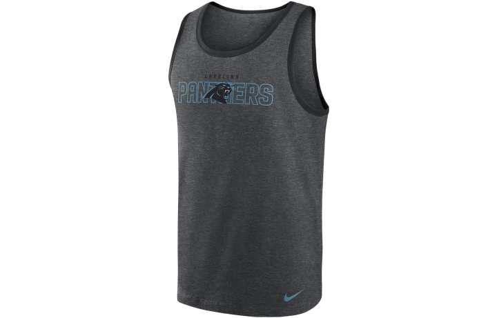 Nike Nike Tank Tops Men's Dark Gray Crew Neck Moderate Straight Fit