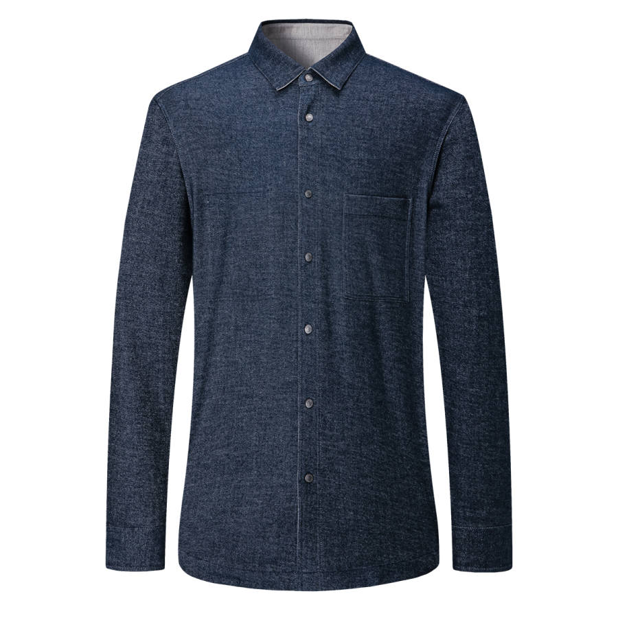 SEPTWOLVES SEPTWOLVES Shirt Men's Denim Blue