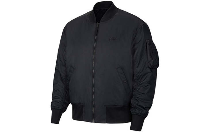 Nike Nike Jackets Men's Black Baseball Collar Moderate Other