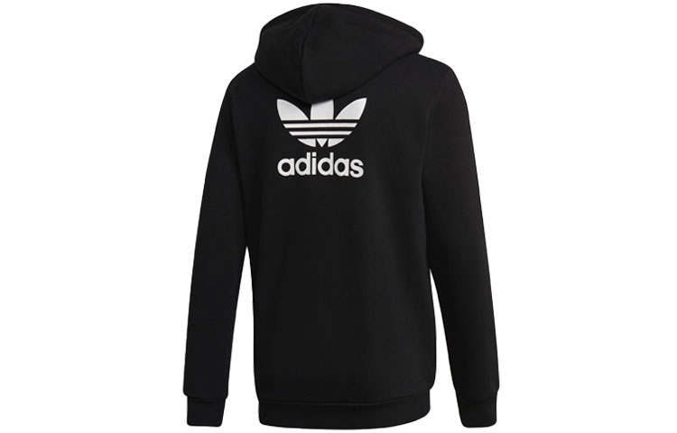 Adidas Originals TRF FLC Hoodie Full Zip Fleece Lined Thermal Hooded Sports Coat Jacket Men's Black