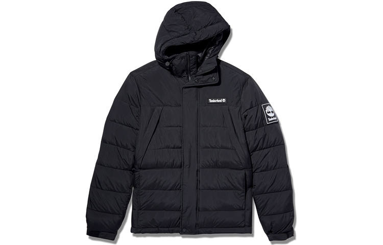 Timberland Jackets Men's Black Hooded Moderate Other