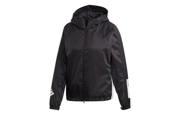 Adidas Adidas Jackets Women's Black Hooded Moderate Other