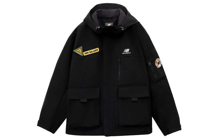 New Balance New Balance JHI Jackets Unisex Black Hooded Moderate Other