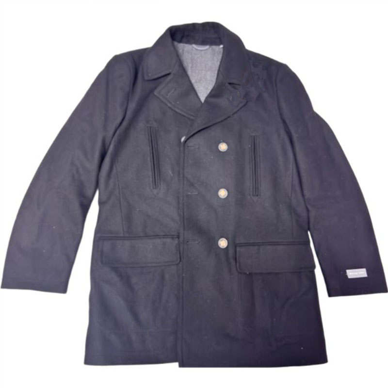 MICHAEL KORS Coats Men's Black Lapel Moderate Straight Fit