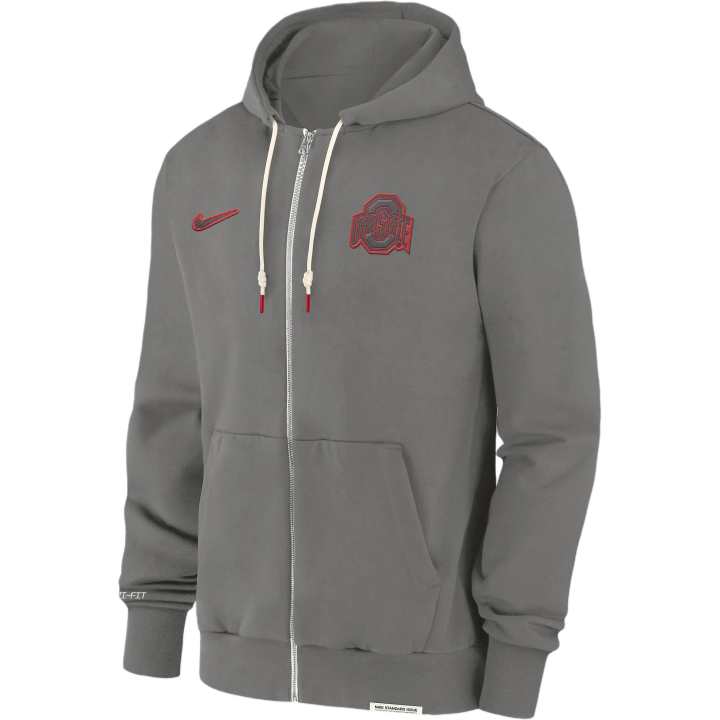 Nike Nike Dri Fit College Ohio State Buckeyes Sideline Player Sweatshirt Men's Gray