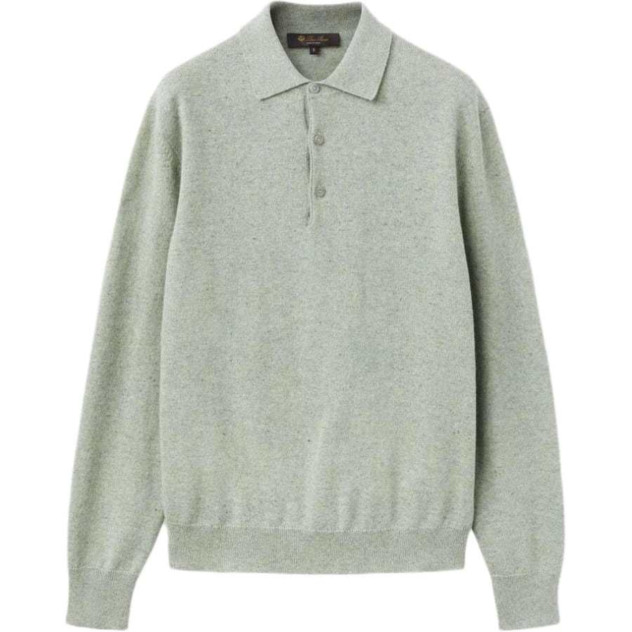 Loro Piana Long-Sleeve Polo Shirt