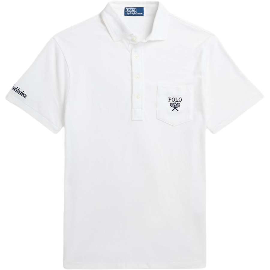 Polo Ralph Lauren Wimbledon Polo Shirt Slim Fit Men's White
