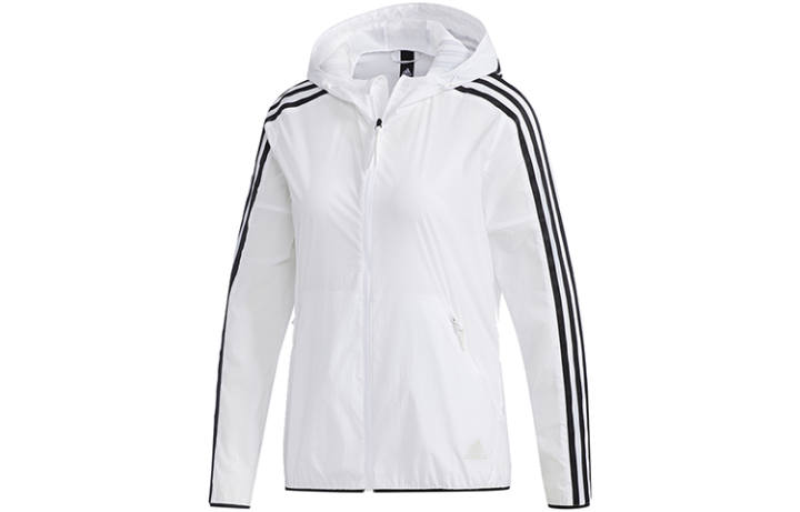 Adidas Adidas Jackets Women's White Hooded Moderate Other