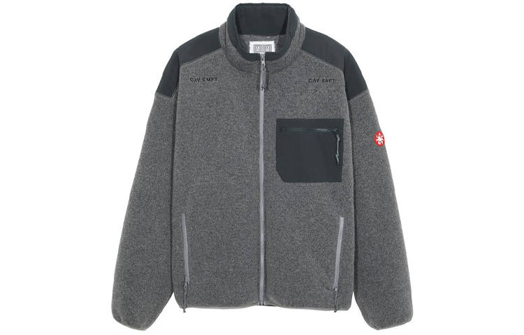 Cav Empt Cav Empt Jackets Men's Gray Stand Collar Moderate Other